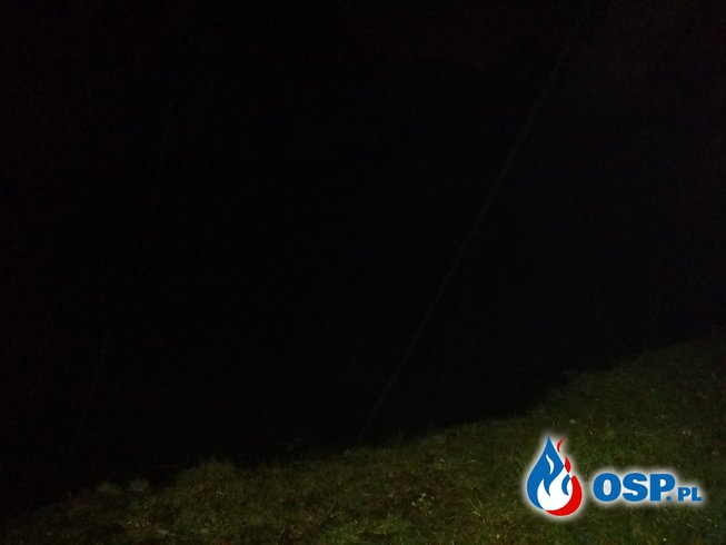 Zatkany przepust na zbiorniku wodnym w Śmiczu OSP Ochotnicza Straż Pożarna