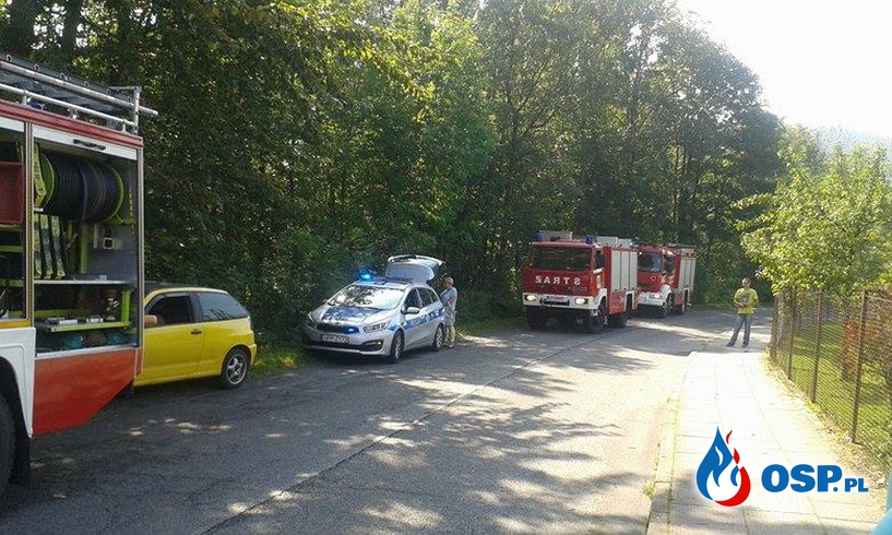 Zderzenie czołowe 2 samochodów! OSP Ochotnicza Straż Pożarna