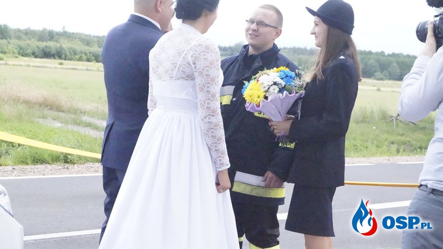 Ślub Strażaka OSP Joniec OSP Ochotnicza Straż Pożarna