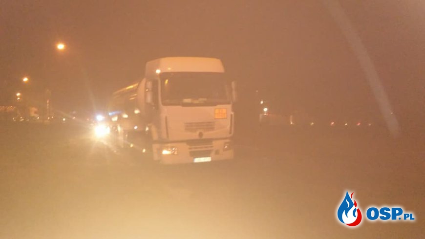 Kolizja drogowa z udziałem samochodu ciężarowego wraz z osobowym [68/2017] OSP Ochotnicza Straż Pożarna