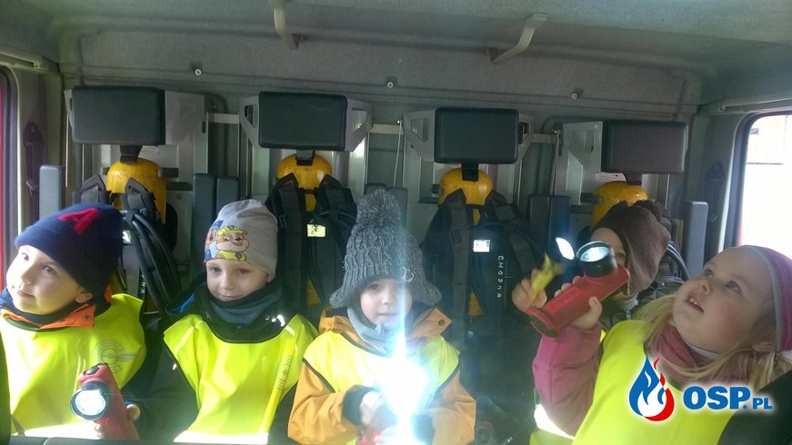 Wizyta przedszkolaków w naszej jednostce OSP Ochotnicza Straż Pożarna