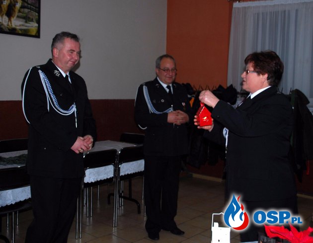 Spotkanie  wigilijno-opłatkowe strażaków oraz zaproszonych gości. OSP Ochotnicza Straż Pożarna