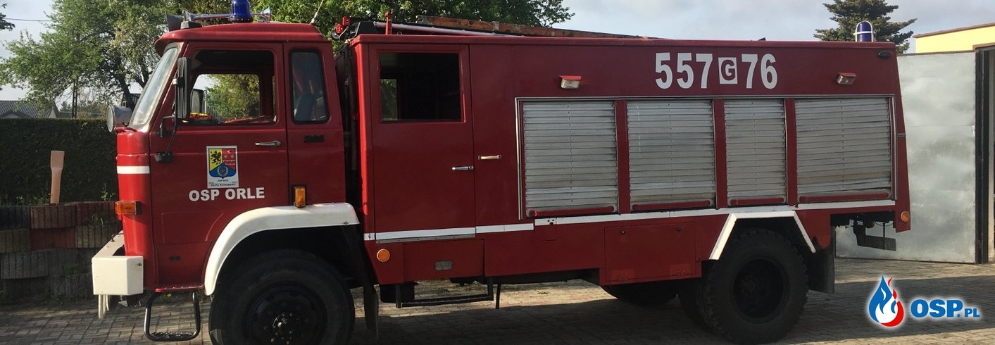 33-letni wóz bojowy zepsuł się na akcji. Strażacy z Orla potrzebują nowego wozu. OSP Ochotnicza Straż Pożarna