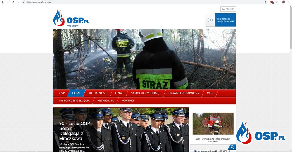 OSP Mroczków - DZIĘKUJEMY - Piona dla was! OSP Ochotnicza Straż Pożarna