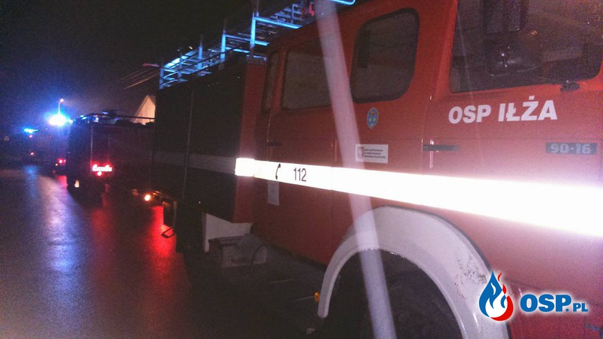 Pożar w Jedlance Starej OSP Ochotnicza Straż Pożarna