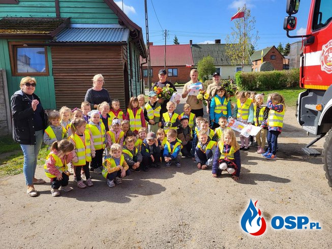 Wizyta przedszkolaków z okazji Dnia Strażaka OSP Ochotnicza Straż Pożarna