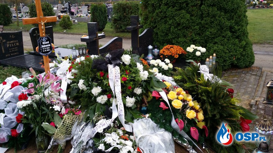 Pogrzeb dh Ryszarda Dąbrowskiego OSP Ochotnicza Straż Pożarna