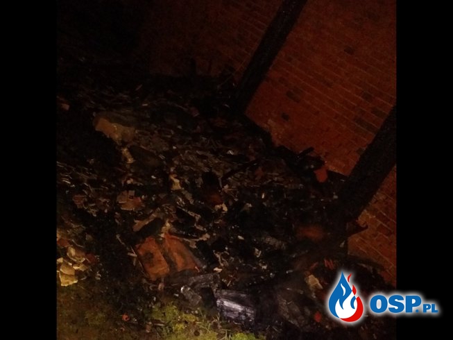 #09 Pożar szopy na drewno OSP Ochotnicza Straż Pożarna