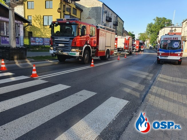 61-letni mężczyzna zginął w pożarze mieszkania w Szczebrzeszynie OSP Ochotnicza Straż Pożarna