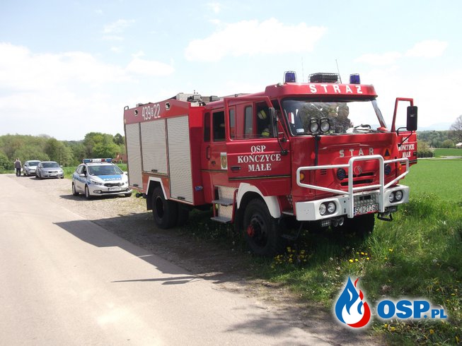 Zabezpieczenie niewybuchu OSP Ochotnicza Straż Pożarna