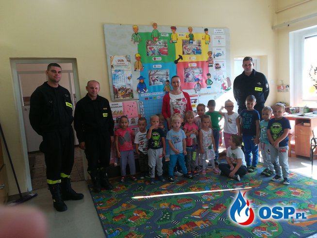 Próbna ewakuacja w przedszkolu OSP Ochotnicza Straż Pożarna