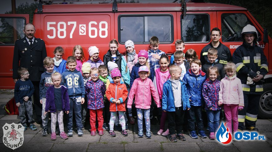Przedszkolaki odwiedziły remizę OSP! OSP Ochotnicza Straż Pożarna