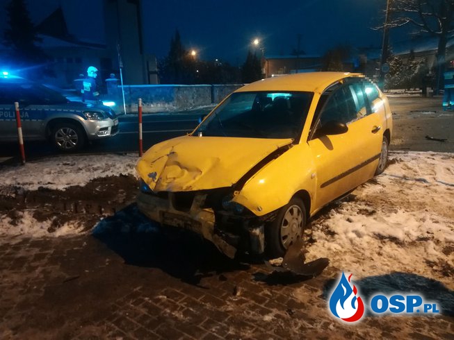 Wypadek drogowy na DK60 w Glinojecku OSP Ochotnicza Straż Pożarna