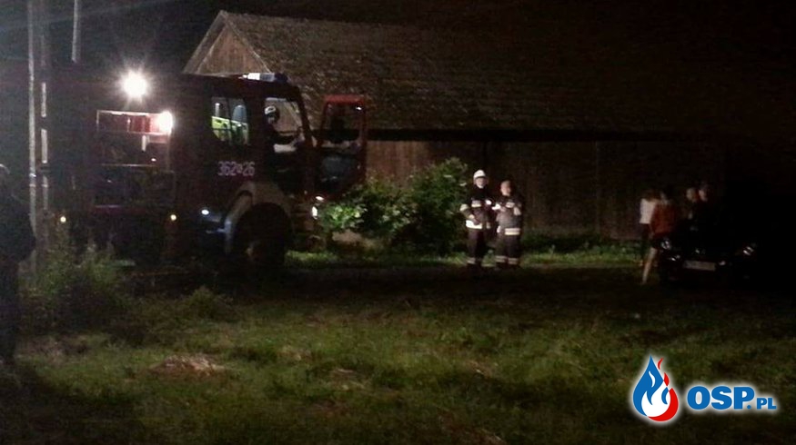 Pożar stodoły w Lubaszowej OSP Ochotnicza Straż Pożarna