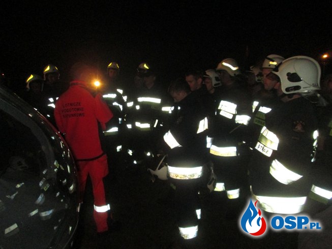 Szkolenie z zakresu obsługi lądowiska LPR. OSP Ochotnicza Straż Pożarna