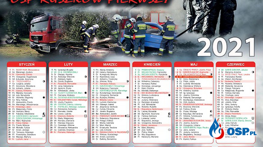 Akcja Kalendarz! OSP Ochotnicza Straż Pożarna