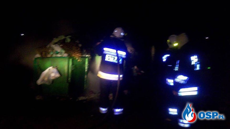 [24.12.2015] Pożar śmieci na Cmentarzu Parafialnym w Nasielsku OSP Ochotnicza Straż Pożarna