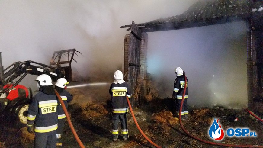 Pożar w gminie Grajewo OSP Ochotnicza Straż Pożarna