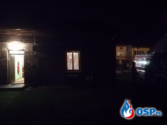 Pożar domu jednorodzinnego OSP Ochotnicza Straż Pożarna