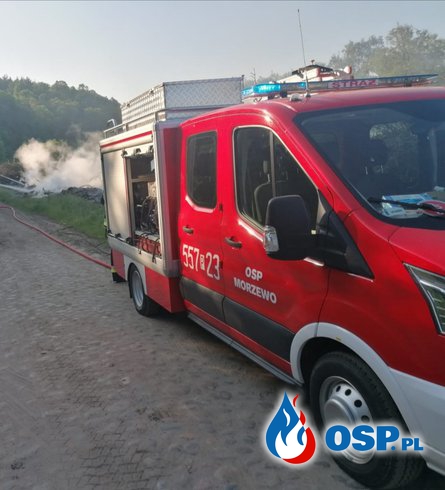 [Zdarzenie nr 5] Pożar sterty gałęzi w miejscowości Morzewo OSP Ochotnicza Straż Pożarna