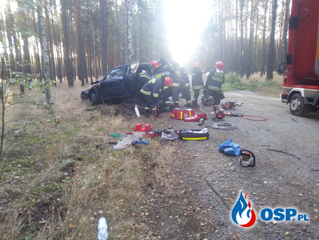 Tragiczny wypadek drogowy Bytnica-Głębokie 16.09.2018 OSP Ochotnicza Straż Pożarna