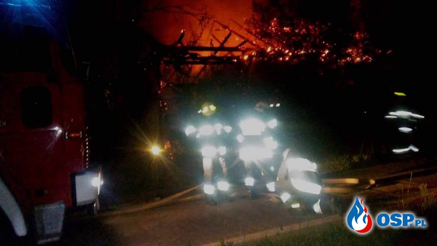 Pożar budynku w Sułkowicach. OSP Ochotnicza Straż Pożarna