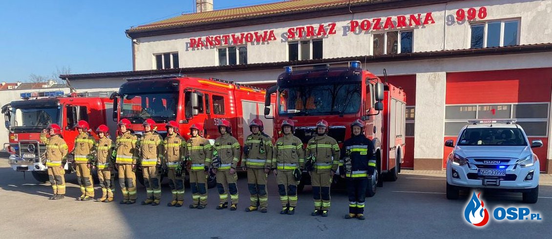 Strażacy uczcili pamięć 18 ratowników z Ukrainy. Minuta ciszy w remizach i komendach całej Polski. OSP Ochotnicza Straż Pożarna