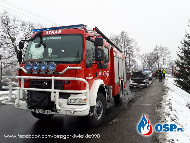 Zdarzenie drogowe OSP Ochotnicza Straż Pożarna