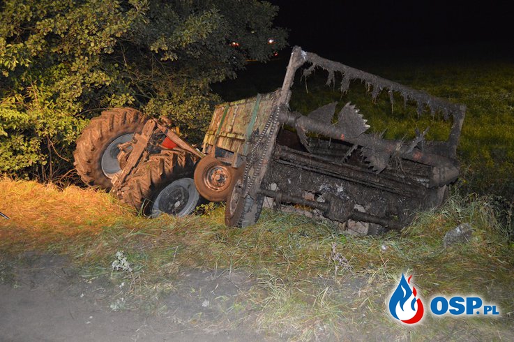 Poszukiwanie traktorzysty... OSP Ochotnicza Straż Pożarna