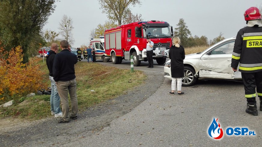 Wypadek drogowy na "siódemce" OSP Ochotnicza Straż Pożarna