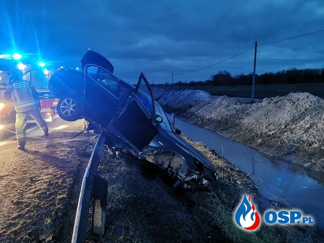 Wypadek na DK7 w Kondrajcu OSP Ochotnicza Straż Pożarna