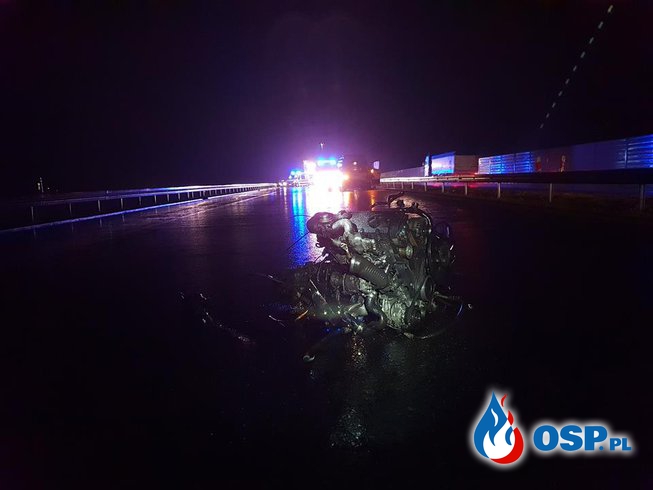 Tragiczny wypadek na autostradzie A4 ! OSP Ochotnicza Straż Pożarna