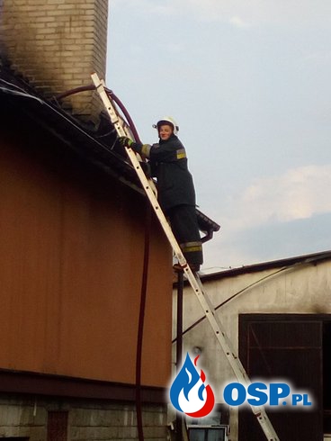 Pożar budynku mieszkalnego w Wasilkowie OSP Ochotnicza Straż Pożarna