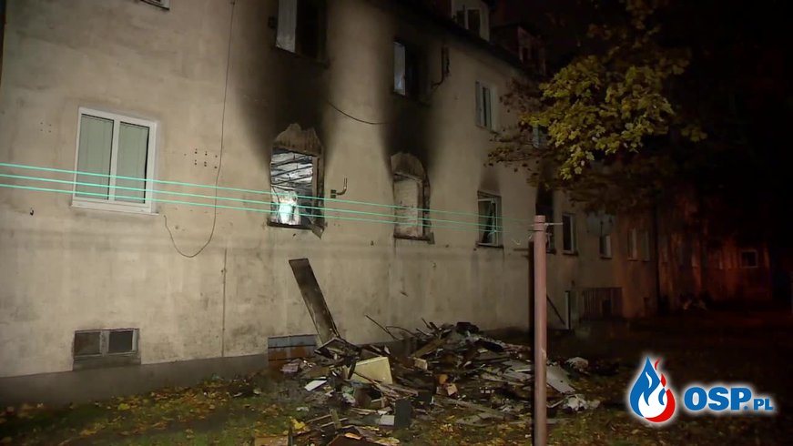 8-letnia dziewczynka nie żyje, trzy osoby w szpitalu. Tragiczny pożar kamienicy w Poznaniu. OSP Ochotnicza Straż Pożarna