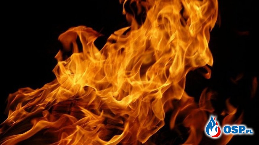 Wronki - pożar w Samsungu. OSP Ochotnicza Straż Pożarna