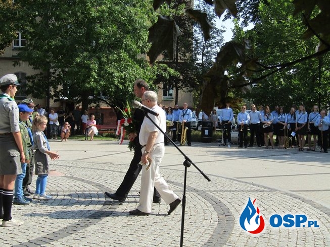 Uroczyste obchody 80 rocznicy wybuchu II wojny światowej w Chodzieży. OSP Ochotnicza Straż Pożarna
