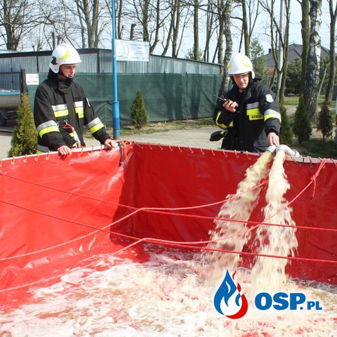 Ćwiczenia z organizacji zaopatrzenia wodnego OSP Ochotnicza Straż Pożarna