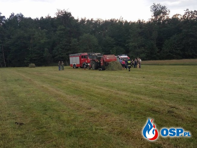 Wypadek podczas prac rolnych ! OSP Ochotnicza Straż Pożarna