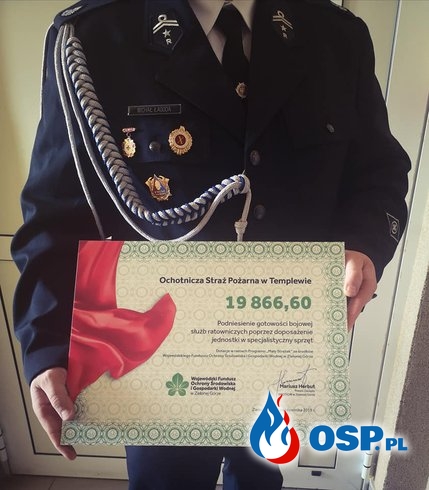 Blisko 20 tysięcy dofinansowania! OSP Ochotnicza Straż Pożarna