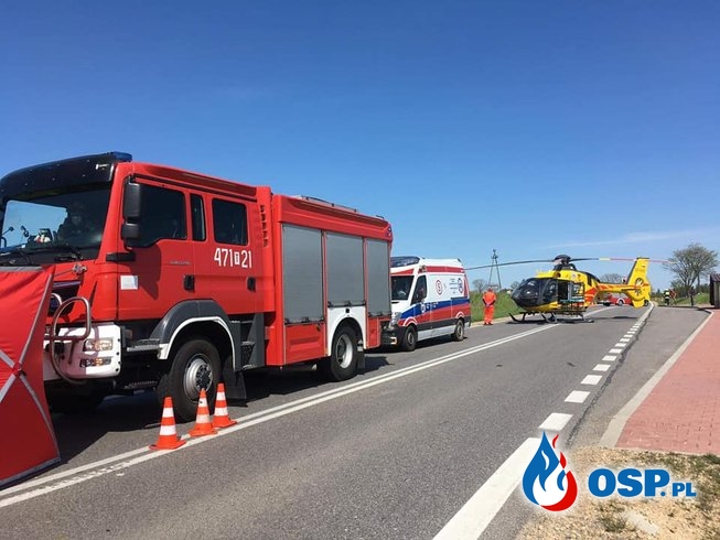 Dwie osoby zginęły w wypadku na DK 9 w Goźlicach OSP Ochotnicza Straż Pożarna