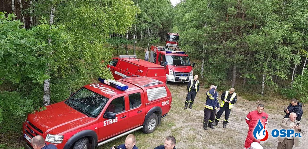 Szkolenie (Dysponowanie sił i środków do pożaru lasu) OSP Ochotnicza Straż Pożarna