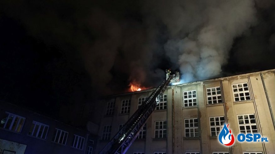 17 zastępów strażaków gasiło nocny pożar w Lublinie OSP Ochotnicza Straż Pożarna