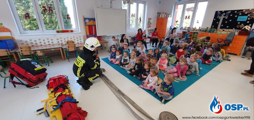 Wizyta u przedszkolaków OSP Ochotnicza Straż Pożarna