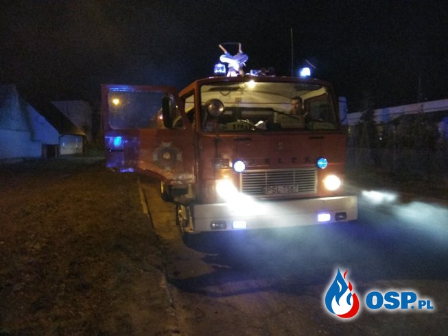 Pożar poddasza - Podbielsko OSP Ochotnicza Straż Pożarna