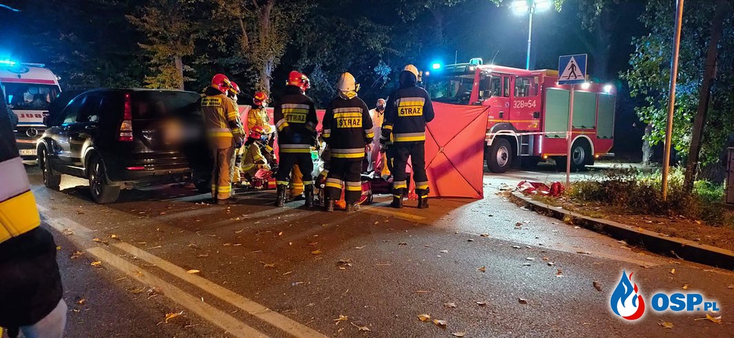 19-letni motocyklista zginął w wypadku w Małopolsce OSP Ochotnicza Straż Pożarna