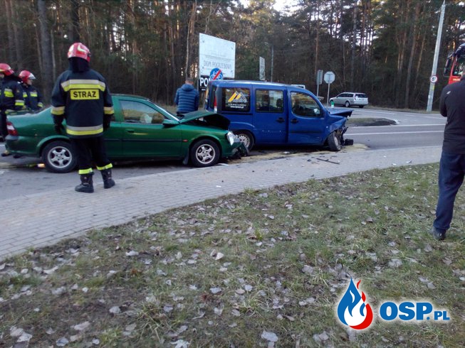 Wypadek na trasie Białystok - Supraśl w m. Nowodworce OSP Ochotnicza Straż Pożarna