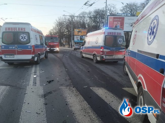 Dwie kamery nagrały wypadek karetki pogotowia w Lublinie OSP Ochotnicza Straż Pożarna