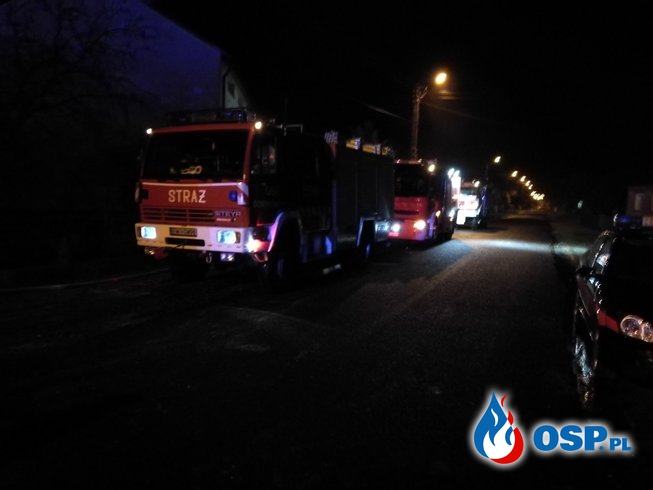 Pożar Stolarni w Grebieniu OSP Ochotnicza Straż Pożarna