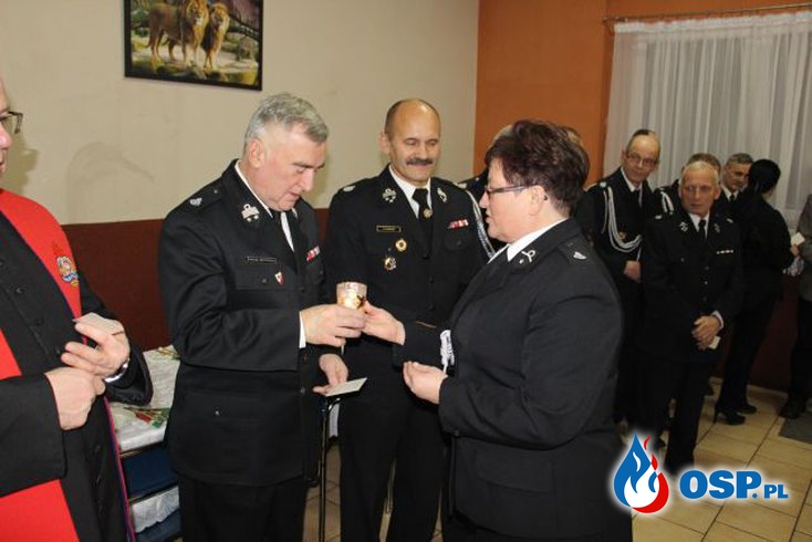 Spotkanie wigilijno-opłatkowe strażaków,oraz zarządu Gminnego OSP Ochotnicza Straż Pożarna