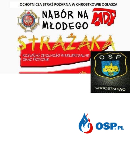 Nabór ochotników do naszej jednostki! OSP Ochotnicza Straż Pożarna